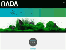 Tablet Screenshot of nada.be