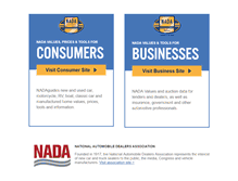 Tablet Screenshot of nada.com